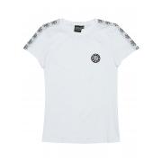 Женская футболка с лампасами «Русич» белая