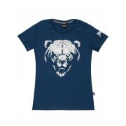 Женская футболка «Медведь» индиго