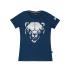 Женская футболка «Медведь» индиго