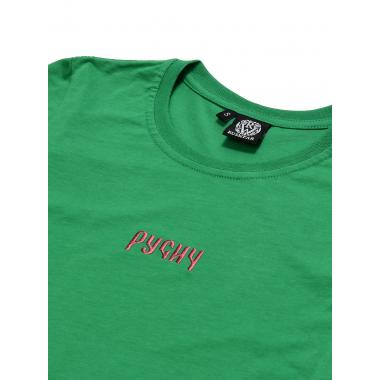 Женская приталеная футболка «Русич» зелёная