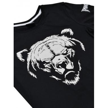 Женская футболка «Медведь» чёрная
