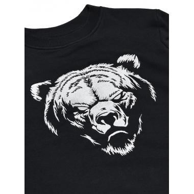 Женский свитшот «Медведь» чёрный