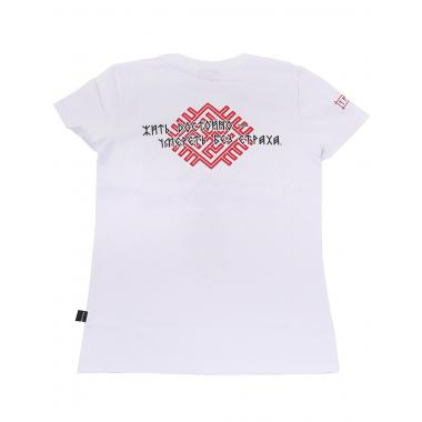 Женская футболка «Доброслав» белая